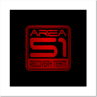 Area 51 Recovery Team Posters and Art